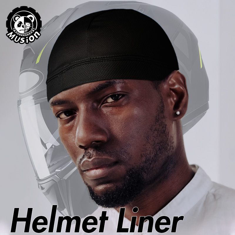 Skull Cap Helmet Liner - Musion 10K topi Beanie ventilasi topi