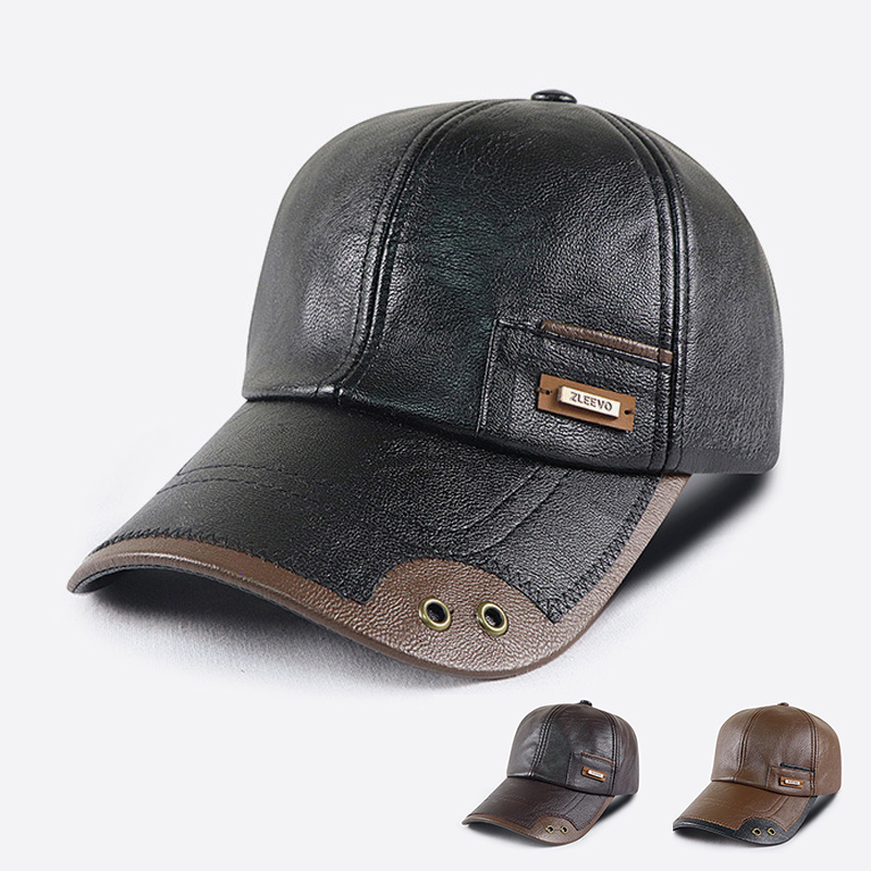Topi Bisbol Kulit PU Retro Pri - Baseball Cap Structured ulasan dan harga