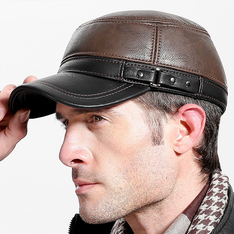 Topi Bisbol Kulit Asli Cowskin - Baseball Cap Structured ulasan dan harga