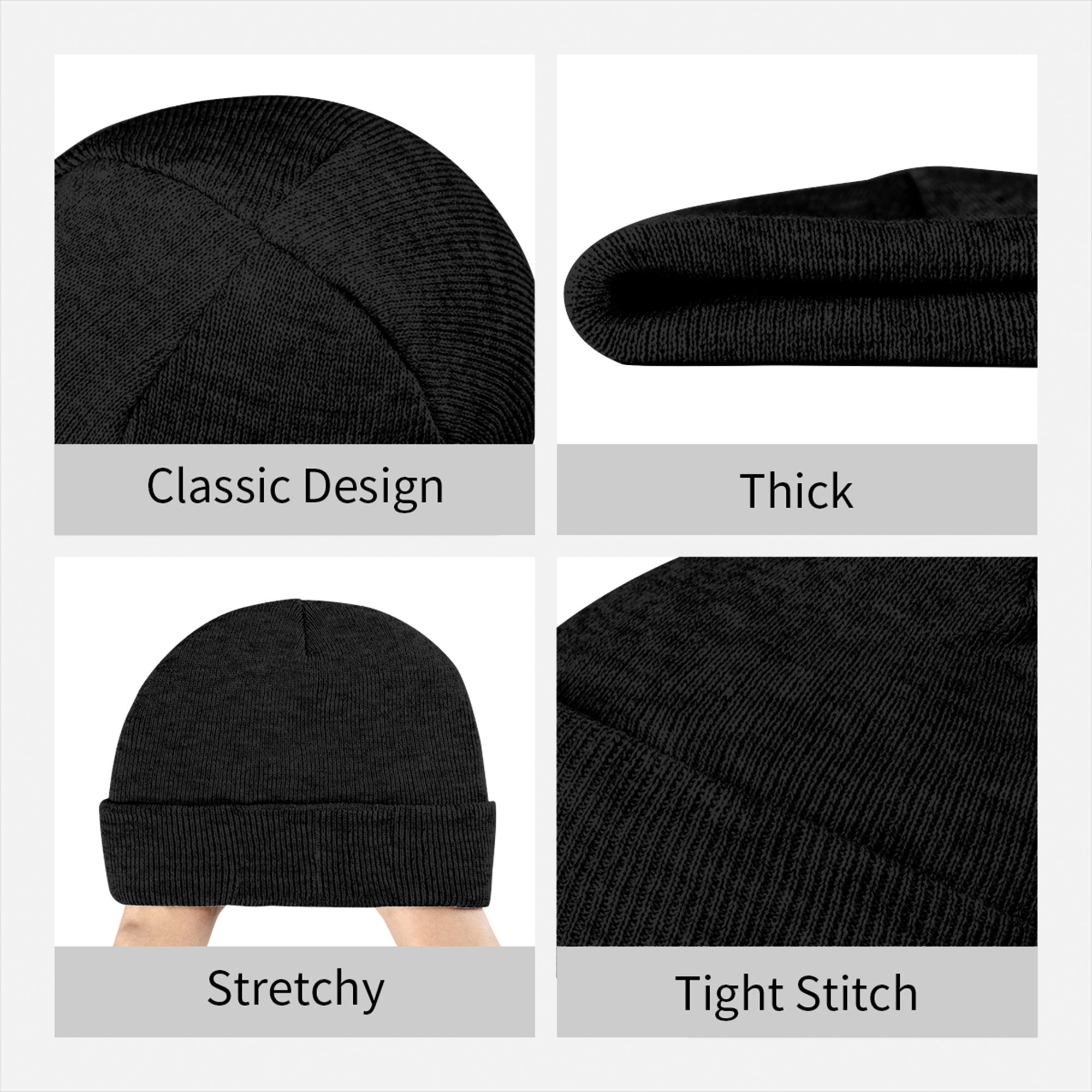 Topi Beanie Rajut Berumbai Gol - Beanie Cuffed Knit ulasan dan harga