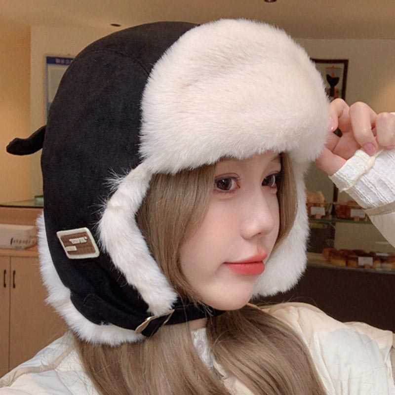 Topi Bulu Ushanka Rusia Tebal  - Winter Trapper Hat ulasan dan harga