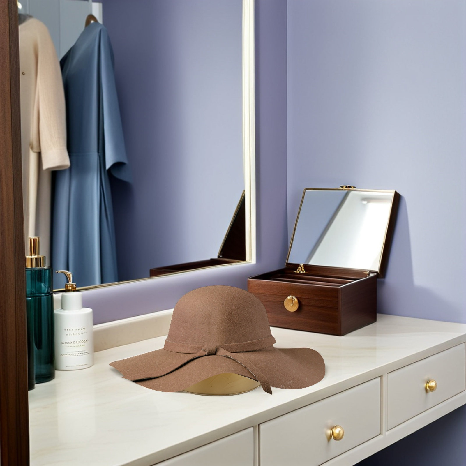 Stand Display Topi Tiup Warna  - Cowboy Hat Straw ulasan dan harga