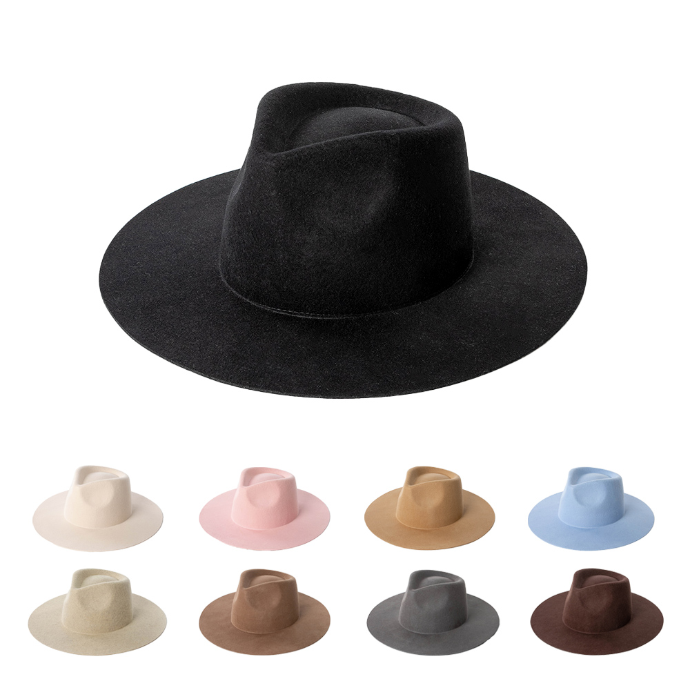 100% wol topi Fedora Laken top - Fedora Hat Wool ulasan dan harga