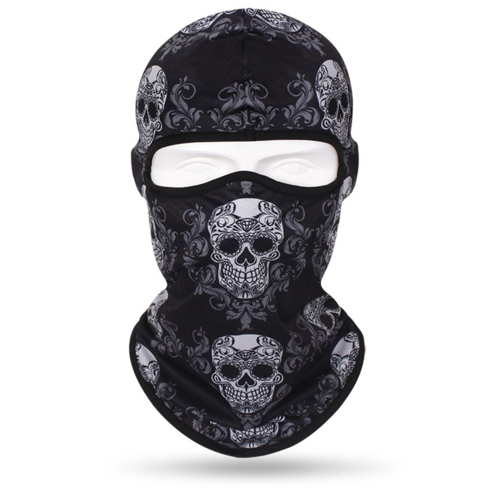 Penutup Helm Motif Tengkorak P - Skull Cap Helmet Liner ulasan dan harga